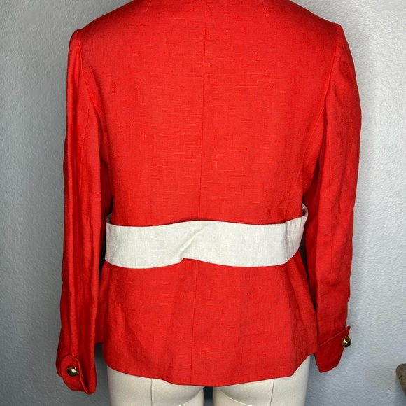 Vintage 60’s Tiziani button down linen jacket - Picture 6 of 12